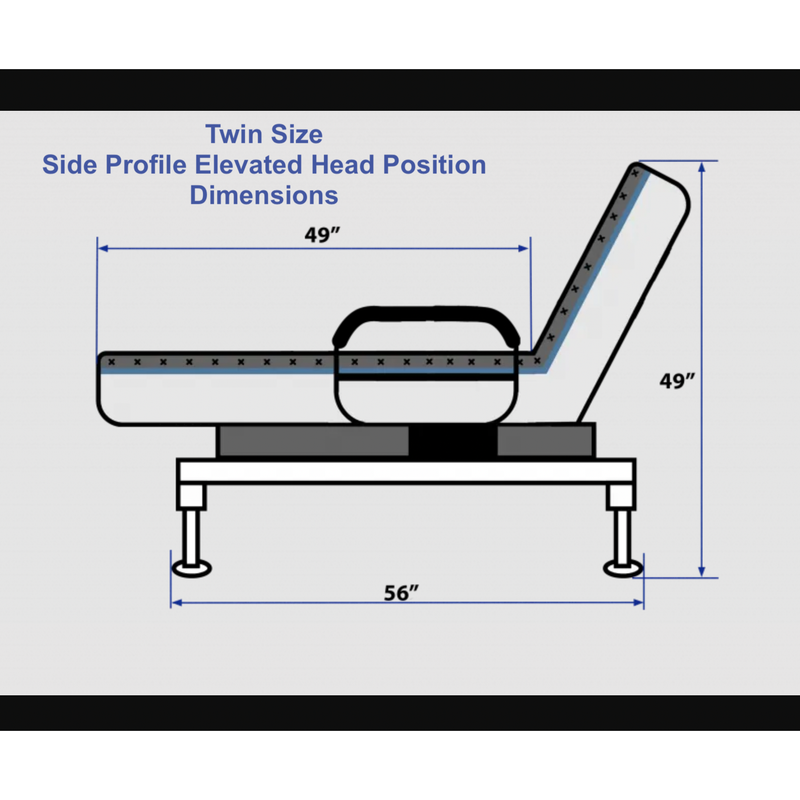 UPbed Standard Sleep To Stand Adjustable Bed by Journey Health