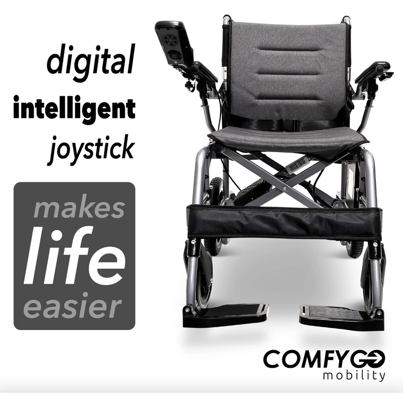 ComfyGo X-7 Super Lightweight Folding Electric Wheelchair