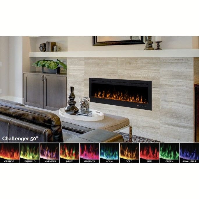 Modern Flames Challenger Recessed Electric Fireplace - CEF-50B