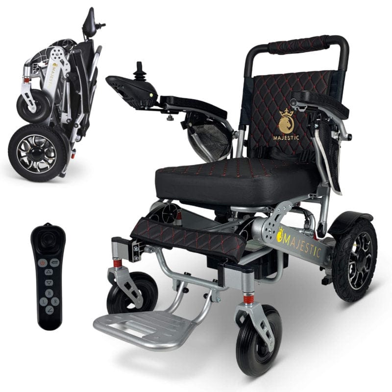 ComfyGo Majestic IQ-7000 Remote Controlled Electric Wheelchair With Optional Auto Fold