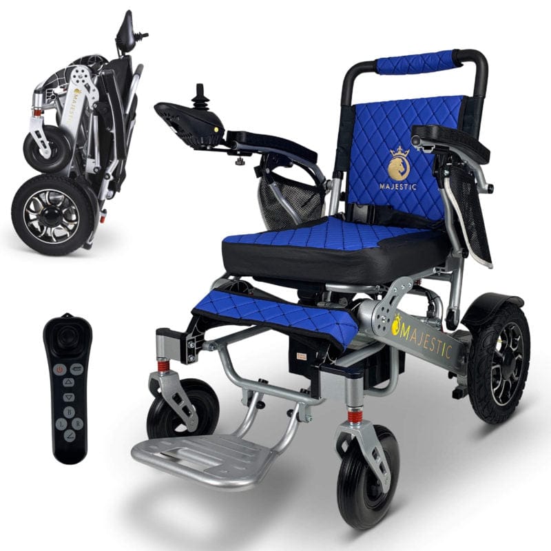 ComfyGo Majestic IQ-7000 Remote Controlled Electric Wheelchair With Optional Auto Fold