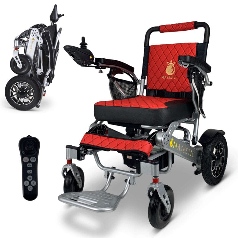 ComfyGo Majestic IQ-7000 Remote Controlled Electric Wheelchair With Optional Auto Fold