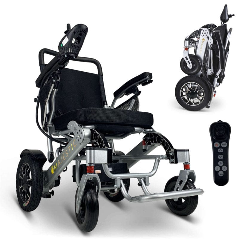 ComfyGo Majestic IQ-7000 Remote Controlled Electric Wheelchair With Optional Auto Fold