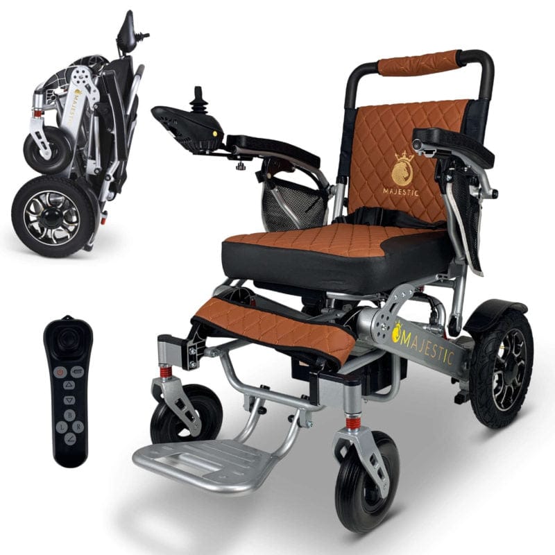 ComfyGo Majestic IQ-7000 Remote Controlled Electric Wheelchair With Optional Auto Fold