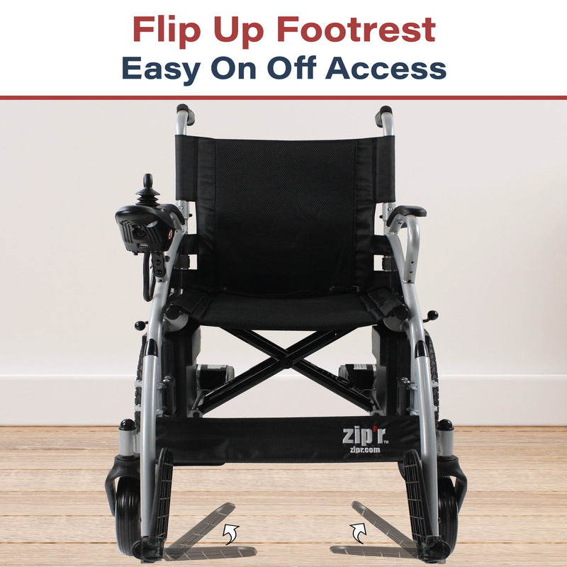 Zip'r Transport Lite Folding Electric Wheelchair