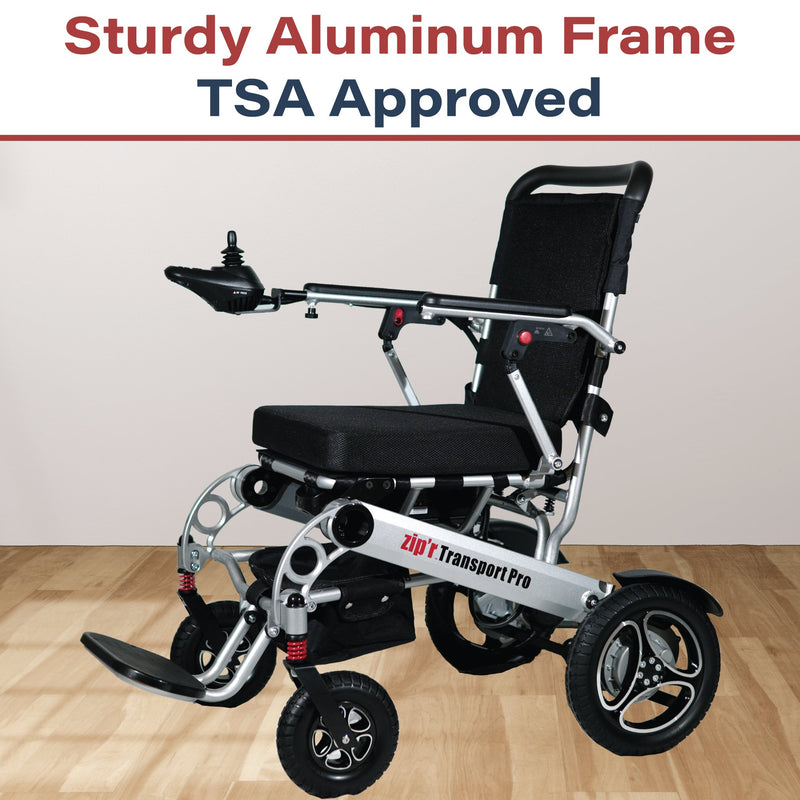 Zip'r Transport Pro Folding Electric Wheelchair