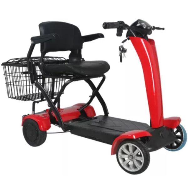 Tzora Lite E-Fold 4-Wheel Mobility Scooter - Backyard Provider