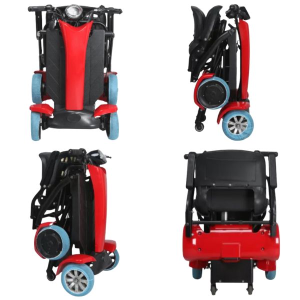 Tzora Lite E-Fold 4-Wheel Mobility Scooter - Backyard Provider