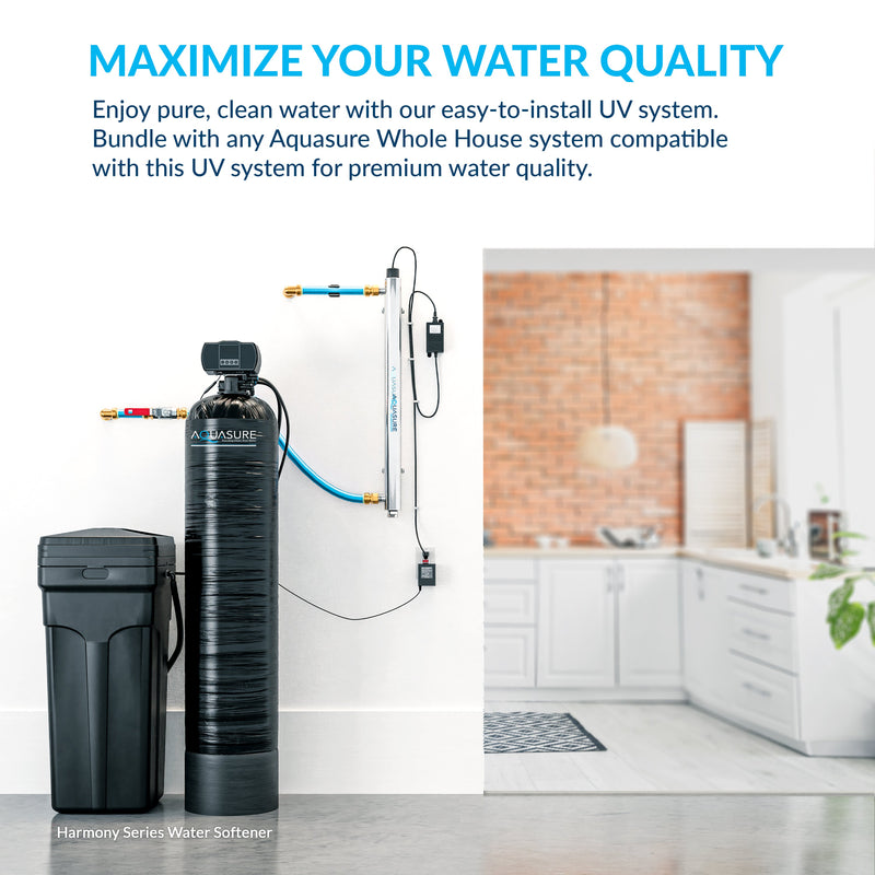 Signature Series | 48,000 Grains Water Softener with 12 GPM Quantum UV Purifier and 75 GPD Reverse Osmosis RO System