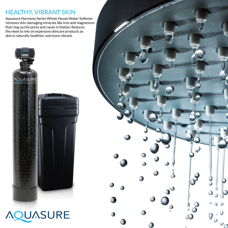 Signature Series | 48,000 Grains Water Softener with 12 GPM Quantum De-Activator System and Triple Purpose Carbon Pre-Filter