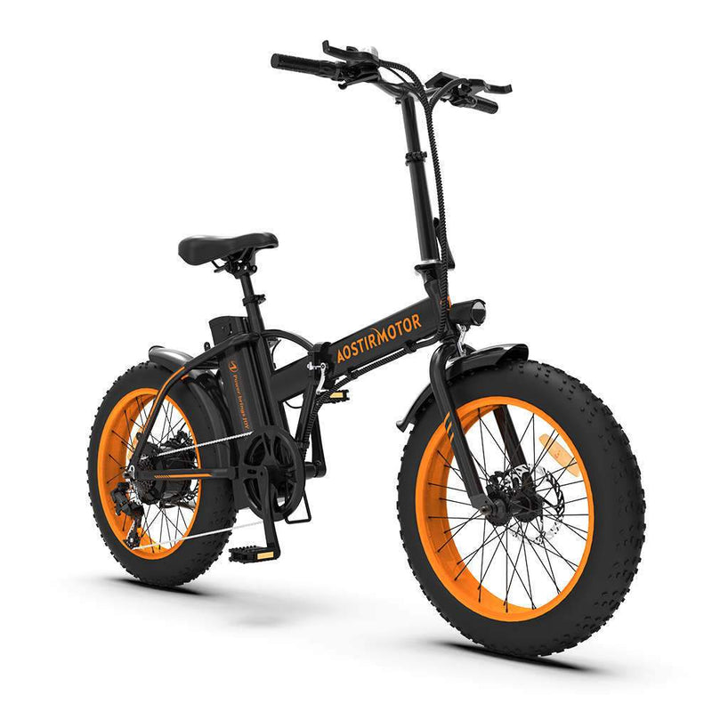 Aostirmotor A20 36V 500W Mini Fat Tire Folding Electric Bike