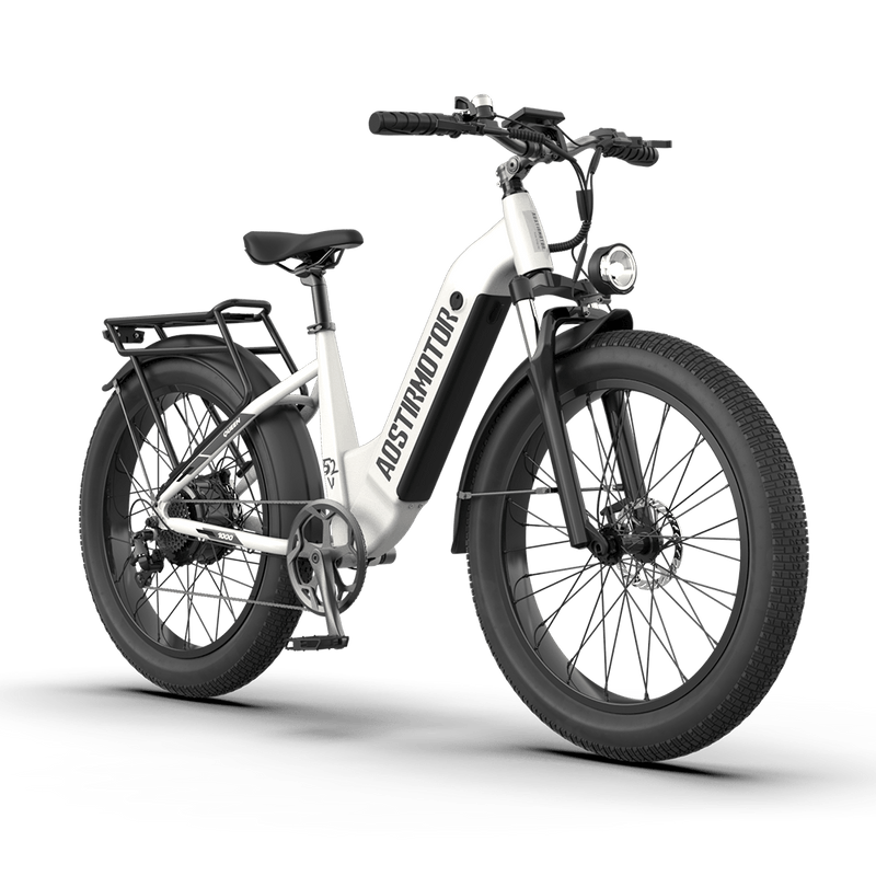 Aostirmotor Queen 1000W 52V All Terrain Step-Thru  Fat Tire Electric Bike