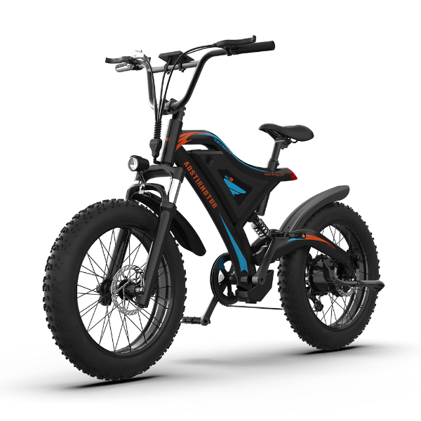 Aostirmotor S18-MINI 48V 500W Mini Fat Tire Electric Bike