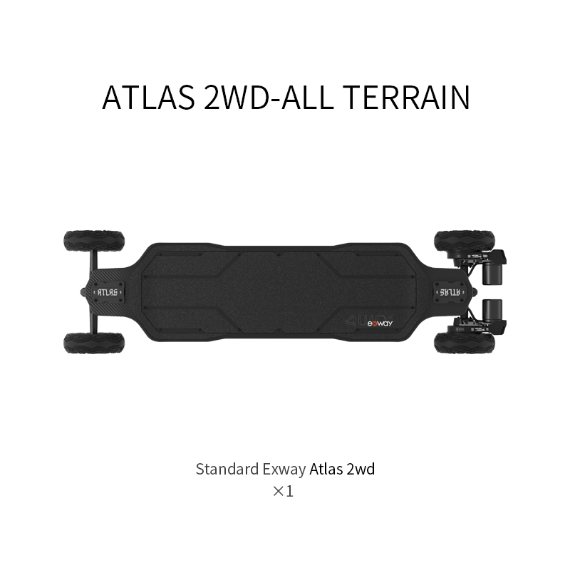 Exway Atlas Carbon 2WD Electric Skateboard - ePower Go