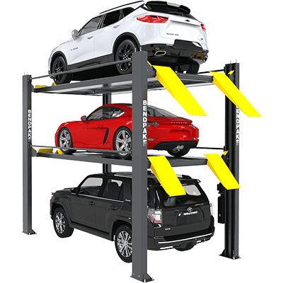 BendPak HD-973PX Tri-Level Parking Lift 9K & 7K Capacity, Extended, High, SPECIAL ORDER - 5175267