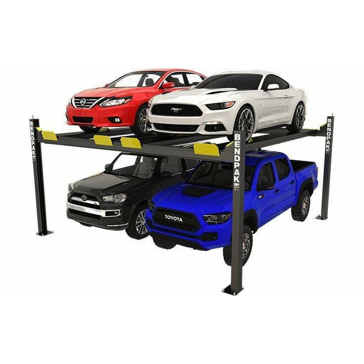 BendPak HD-9SWX 4-Post Car Lift 9,000 Lb. Capacity, Super Wide, Dual Platform, 82" Rise