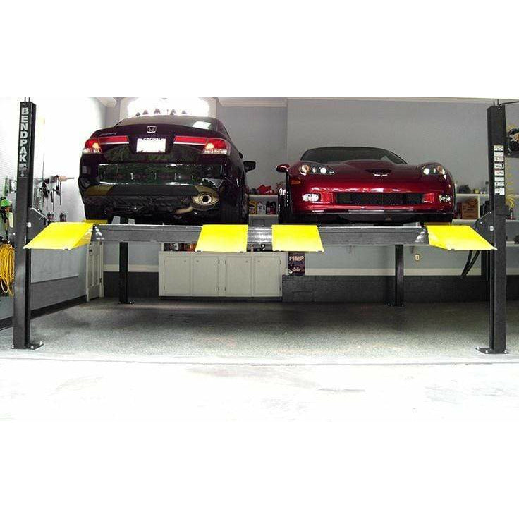 BendPak HD-9SWX 4-Post Car Lift 9,000 Lb. Capacity, Super Wide, Dual Platform, 82" Rise