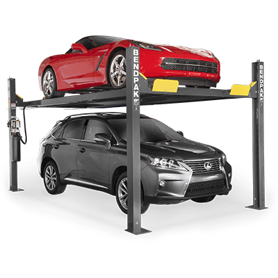 BendPak HD-9XW 4-Post Car Lift 9,000 Lb. Capacity, High, Standard Width - 5175863