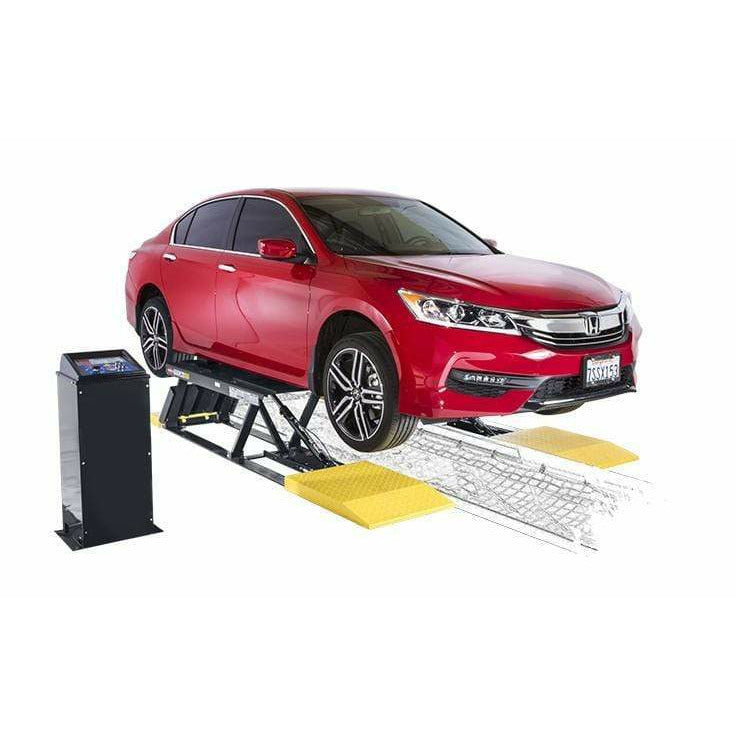 BendPak P-9000LT Low-Rise Lift For Cars 9,000 Lb. Capacity, Low-Rise Lift, Open-Center, Pit-Style, 1-Phase - 5175133