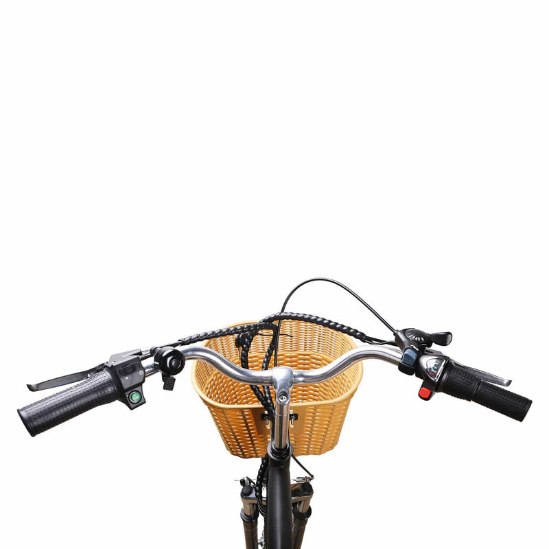 Nakto Camel City 26” Men’s Cruiser Electric Bike 250W 36V With Basket - ePower Go