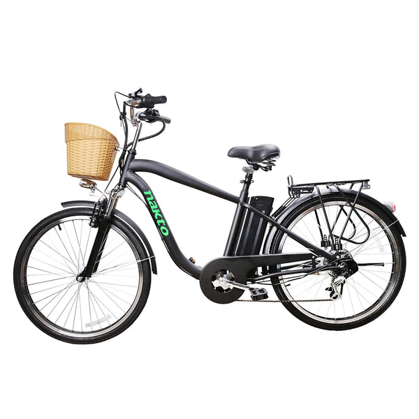 Nakto Camel City 26” Men’s Cruiser Electric Bike 250W 36V With Basket - ePower Go