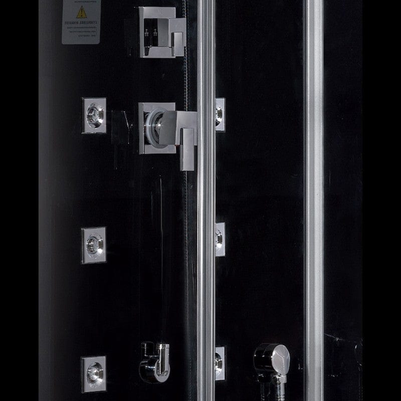 Platinum DZ959 Steam Shower - DZ959F8-BLACK-LEFT