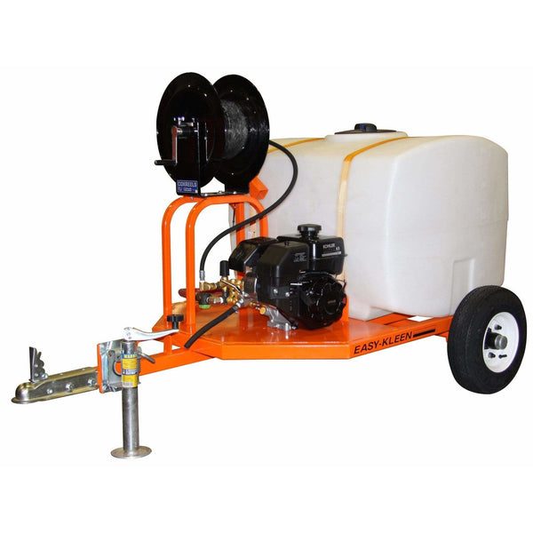 Easy-Kleen Commercial Pressure Washer Trailer, Cold Water, 3 GPM, 2700 PSI, RV Wash/Car Lot - RVWASH100-6.5