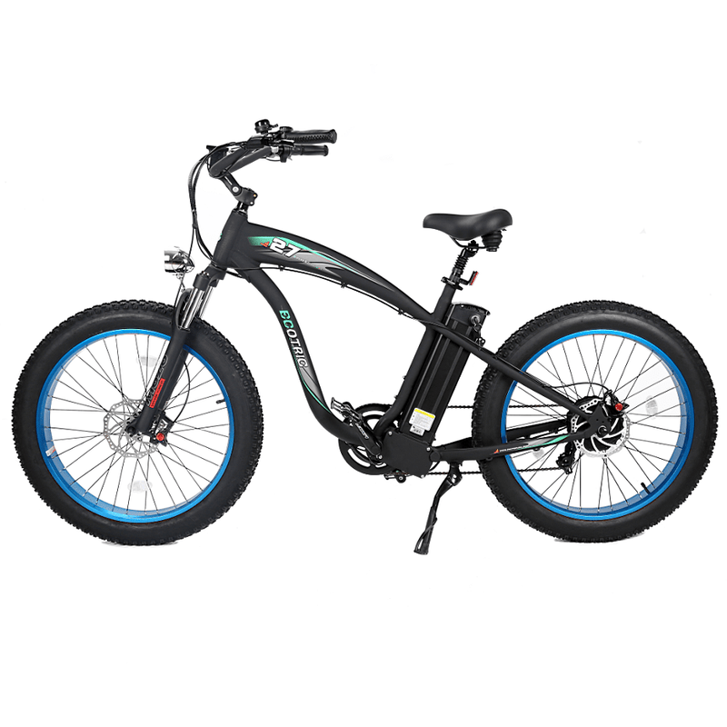 Ecotric UL Certified Hammer 750W Electric Fat Tire Beach Snow Cruiser Bike - C-HAM26S900-MB - ePower Go