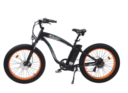 Ecotric UL Certified Hammer 750W Electric Fat Tire Beach Snow Cruiser Bike - C-HAM26S900-MB - ePower Go