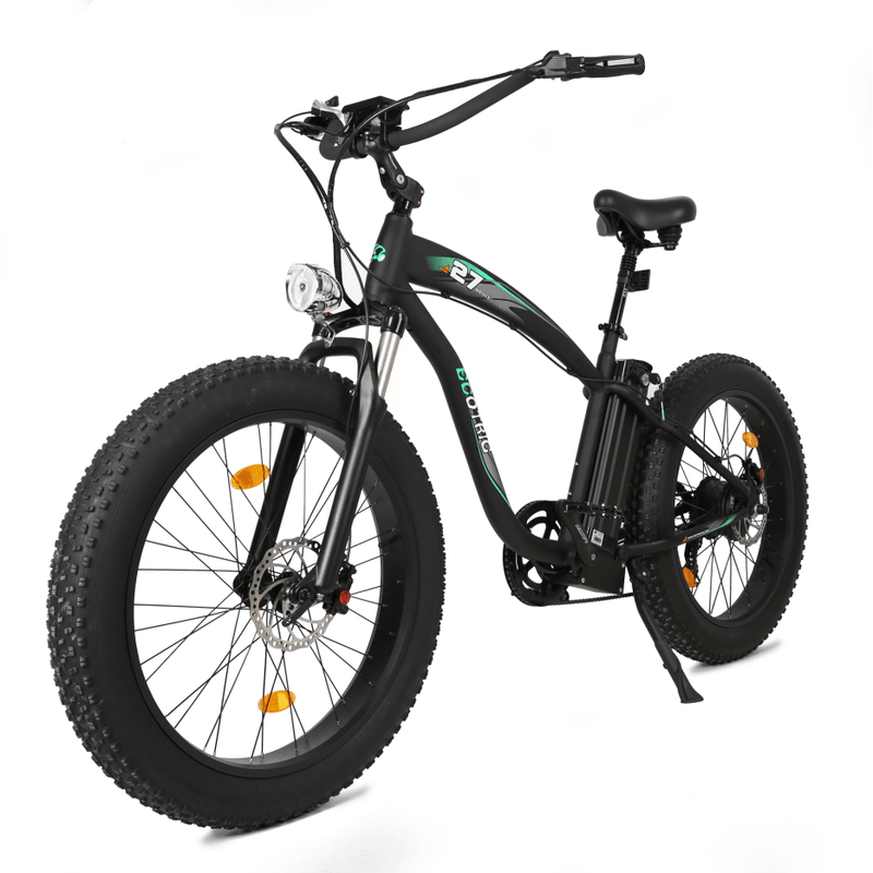 Ecotric UL Certified Hammer 750W Electric Fat Tire Beach Snow Cruiser Bike - C-HAM26S900-MB - ePower Go