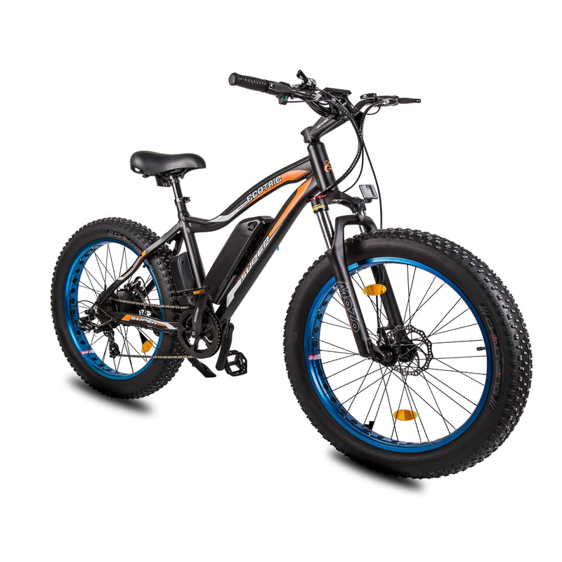 Ecotric Rocket Fat Tire Beach Snow Electric Bike - C-ROC26S900-BL - ePower Go