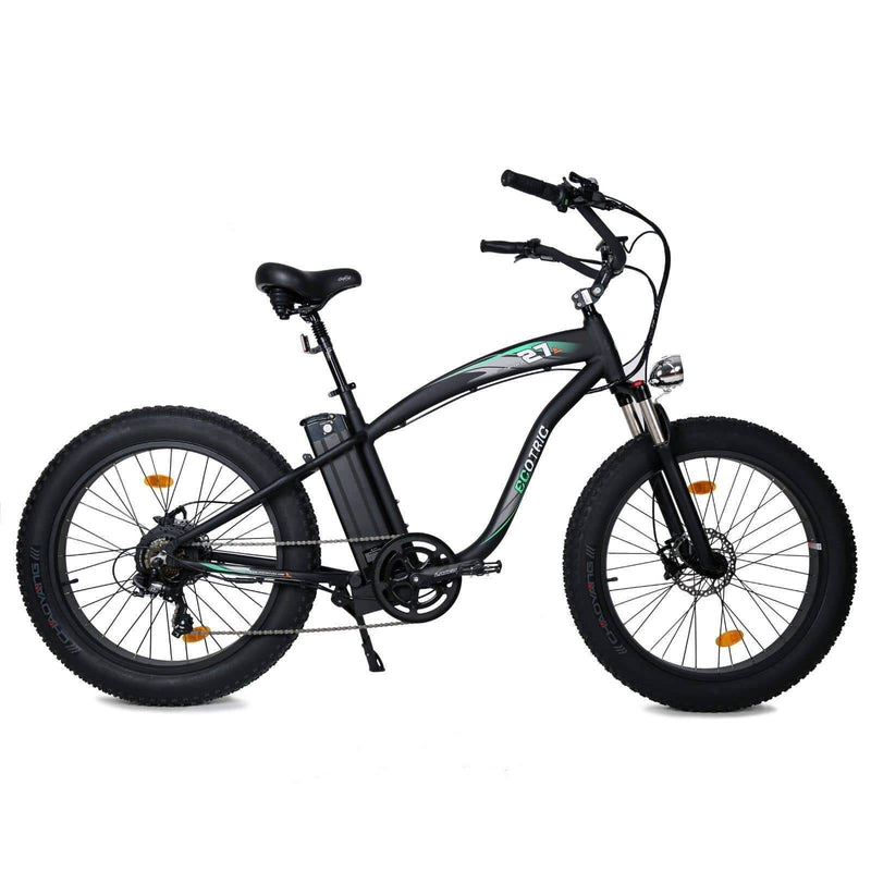 Ecotric UL Certified Hammer 750W Electric Fat Tire Beach Snow Cruiser Bike - C-HAM26S900-MB - ePower Go