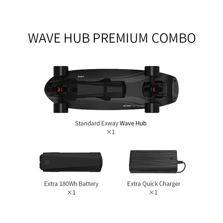 Exway Wave Hub 36V 800W Street Electric Skateboard EB-W1H