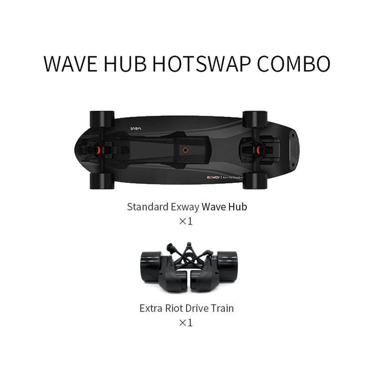 Exway Wave Hub 36V 800W Street Electric Skateboard EB-W1H