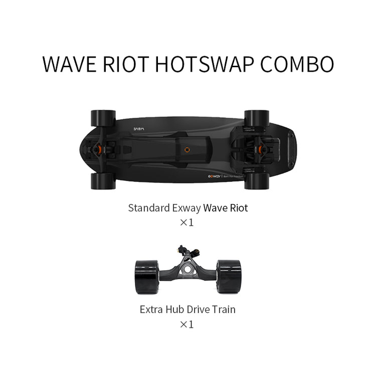 Exway Wave Riot 36V 1000W Electric Skateboard