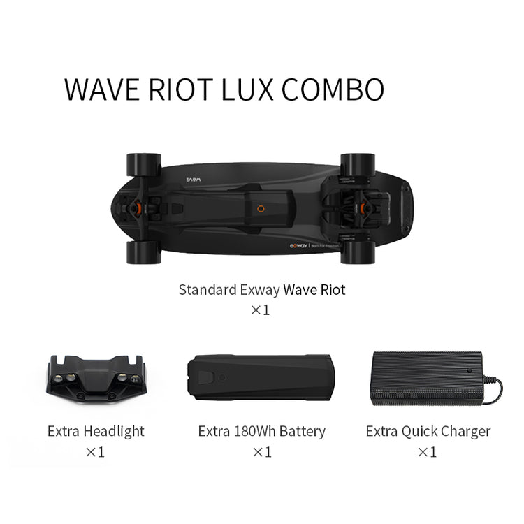 Exway Wave Riot 36V 1000W Electric Skateboard