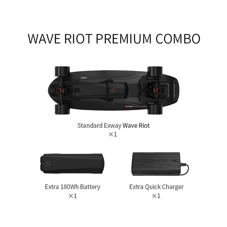 Exway Wave Riot 36V 1000W Electric Skateboard