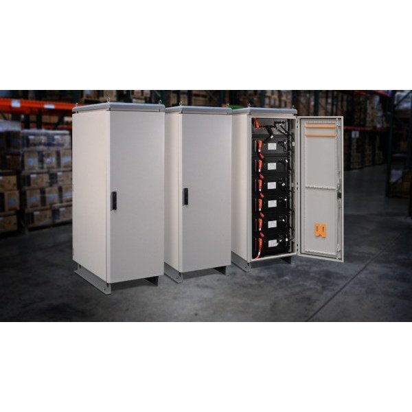 Aims Power Dual Lithium Battery Cabinet Set 230VDC |192AMPS | 44,160 Watt Hours