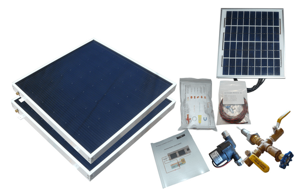 Heliatos Beach Solar Water Heater Kit - Backyard Provider