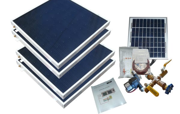 Heliatos Beach Solar Water Heater Kit - Backyard Provider