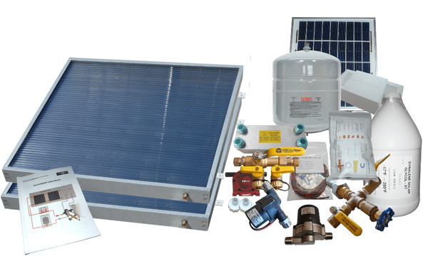 Heliatos Freeze Protected Solar Water Heater Kit - Backyard Provider