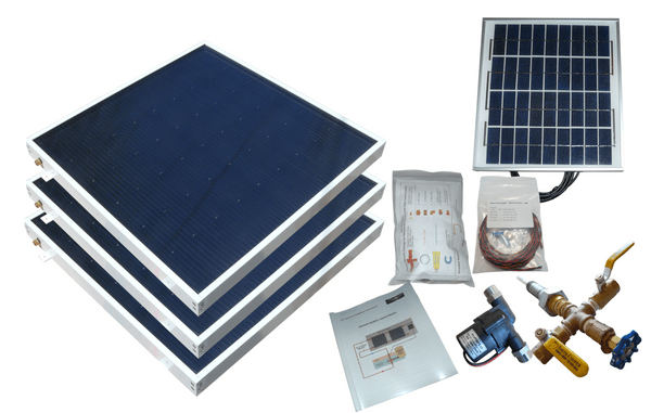 Heliatos Beach Solar Water Heater Kit - Backyard Provider