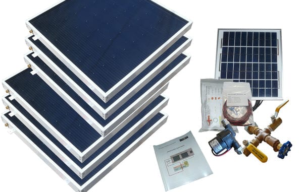 Heliatos Beach Solar Water Heater Kit - Backyard Provider