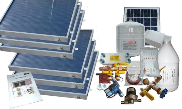 Heliatos Freeze Protected Solar Water Heater Kit - Backyard Provider