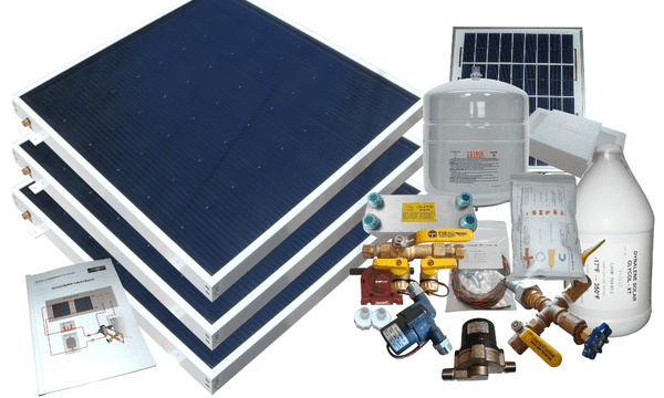 Heliatos Beach Freeze Protected Solar Water Heater Kit - Backyard Provider