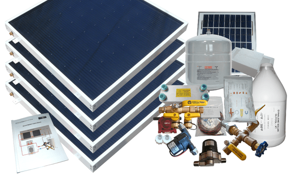 Heliatos Beach Freeze Protected Solar Water Heater Kit - Backyard Provider