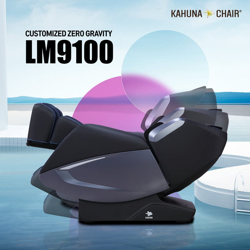 Kahuna Chair LM-9100 Blue/Black - Backyard Provider