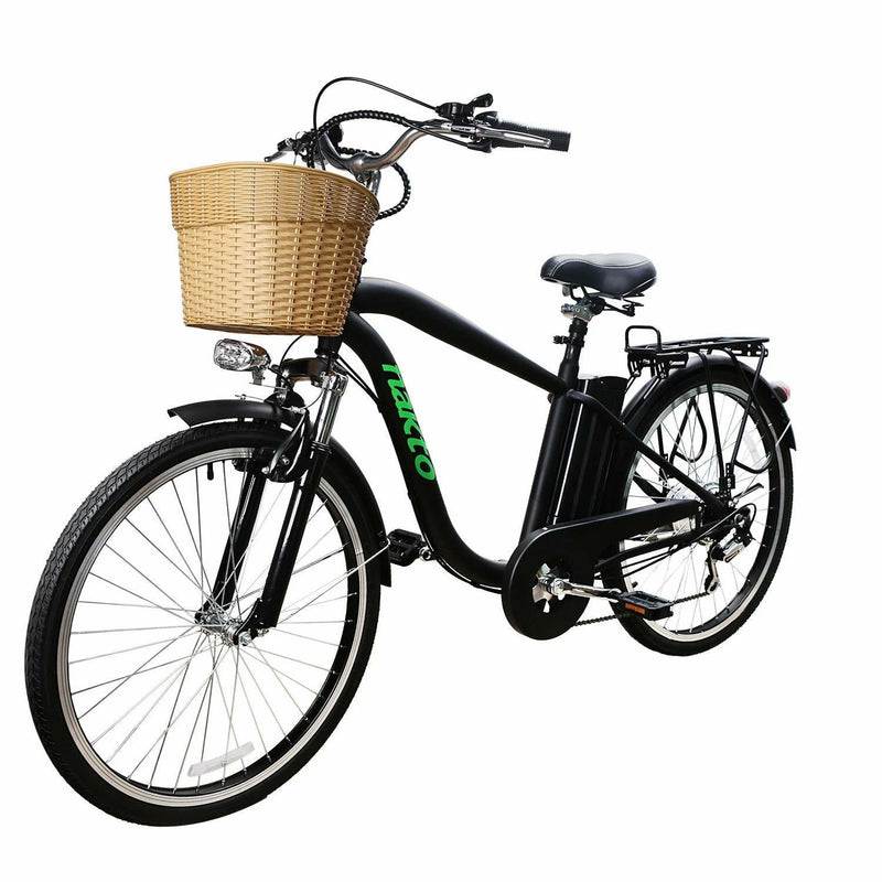 Nakto Camel Men 36V/10Ah 250W Cruiser Electric Bike With Plastic Basket