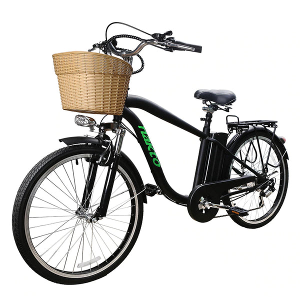 Nakto Camel Men 36V/10Ah 350W Beach Cruiser Electric Bike with Plastic Basket