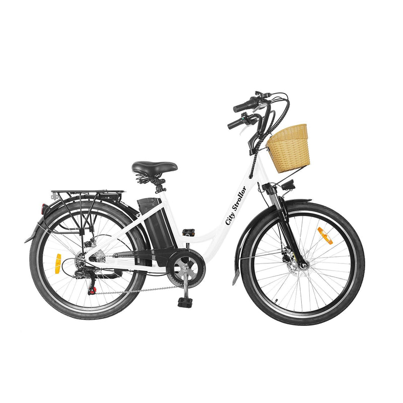 Nakto Stroller 36V/12Ah 350W Cruiser Electric Bike With Plastic Basket